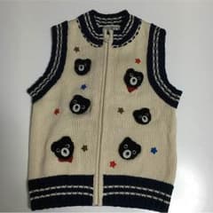 ミキハウス ニット ベストのサムネイル
