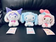 サンリオ ぬいぐるみ3体セット【お腹押して耳が立つ】のサムネイル