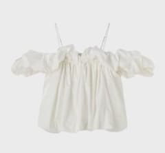 【新品未着用】THETOE Erie Frills Top whiteのサムネイル