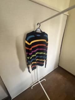 BEAMS マルチボーダーニット 長袖 Mのサムネイル