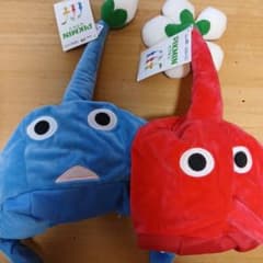 ピクミン なりきり帽子　赤青2個セットのサムネイル