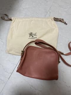 IL BISONTE レザーショルダーバッグ ピンク イルビゾンテのサムネイル