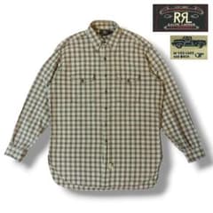 RRL ネルシャツ 90s 初期タグ トラックタグ 三つ星 - メルカリ
