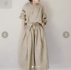 toh design works アンティークローズリネンスカートのサムネイル