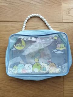 すみっコぐらし クリアポーチ パール風ハンドルのサムネイル