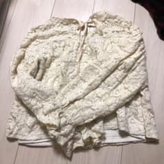 レース　白　トップス　美品のサムネイル