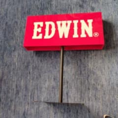 非売品 EDWIN / エドウィン ディスプレイ ノベリティ 販促品 看板