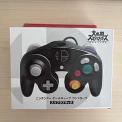 任天堂 ゲームキューブ コントローラ スマブラブラック GCコン - メルカリ