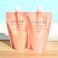 サブリミックエアリーフローシャンプー450mLトリートメント450g詰替用