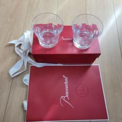 Baccarat カットグラス 2個セット　ペア　バカラ　ベルーガのサムネイル