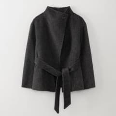 ohotoro Ecru Half Coat charcoal - メルカリ