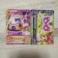 アイカツ カード フレッシュグレープスカート ピンキッシュドットリボンのサムネイル
