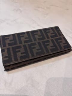 Fendi FFロゴデザイン 長財布 ダークブラウンのサムネイル
