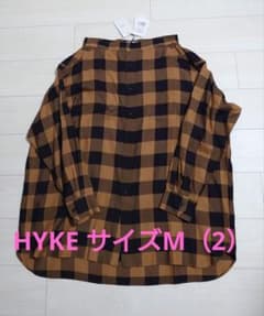 HYKE ハイク チェックシャツスカート 未使用タグつき - メルカリ