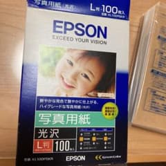 エプソン 写真用紙 光沢 L判 KL100PSKR (100枚入)のサムネイル