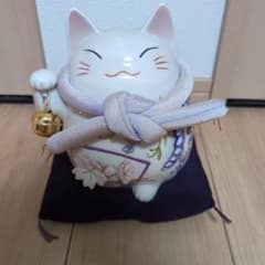猫舎道楽堂本舗 招き猫 陶器 貯金箱 開運 - メルカリ