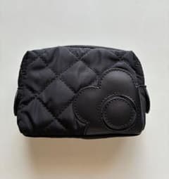 MARY QUANT キルティング ポーチ ブラックのサムネイル