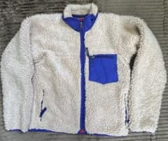 patagonia レトロカーディガン XS クリーム/ブルーのサムネイル