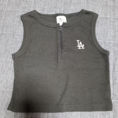 GENUINE MERCHANDISE LAロゴ ノースリーブ ジップのサムネイル