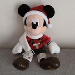 ディズニーランド　ミッキーぬいぐるみ　2025 クリスマスのサムネイル