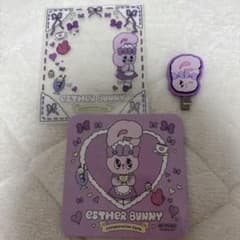 ESTHER BUNNY コラボカフェ コースター クリップ セットのサムネイル
