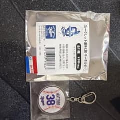 中日ドラゴンズ シークレットLEDキーホルダー 大野雄大　ボールキーホルダー松葉のサムネイル