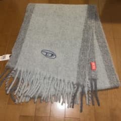 新品未使用 DIESEL ストール マフラー ライトブルー