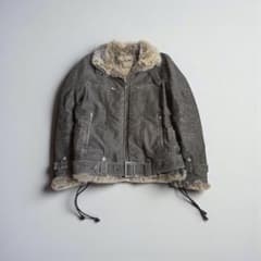 00s SCHLUSSEL eyelet fur jacket 平成 y2k - メルカリ