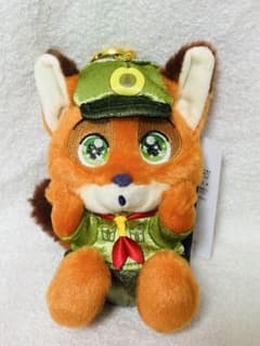 KIRAME ニック 幼少期 ディズニーストア キラ目 ズートピア キーチェーン ニック・ワイルド ぬいぐるみキーホルダー・キーチェーン KIRAME