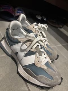 New Balance グレー/ブルー スニーカー 24.5cmのサムネイル