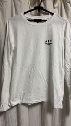 A.P.C. ロゴ入り長袖Tシャツ ホワイトのサムネイル