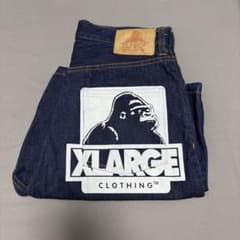 XLARGE デニムハーフパンツ　W30のサムネイル