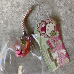 那須ハイライトパーク　キティ 根付け　ストラップ　クローバー　希少レア　ねつけ 那須ハイライトパーク キティ 根付け ストラップ クローバー 希少レア