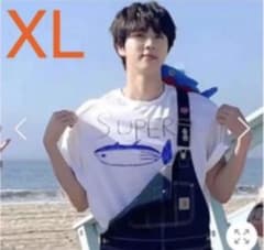 BTS JIN スーパーツナ チャムチTシャツ XL - メルカリ