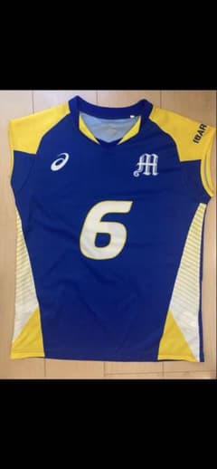 超激レア！　茨城 明秀学園日立高校　女子　バレーボール　ユニフォーム　6番 現在セール中！茨城 明秀学園日立高校 女子バレーボールユニフォーム6