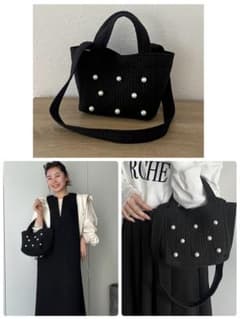 prose verse★美品★トートバッグ バッグ ミニパールヌビバッグのサムネイル