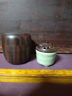 龍泉窯　青磁 陰刻 輪線 筒盃 龍泉窯 青磁 陰刻 輪線 筒盃 - メルカリ