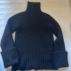 Yohji Yamamoto タートルネックセーター ブラックのサムネイル