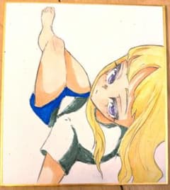 手描きイラスト 原画 女の子 モノクロ 色紙 一点物」 | Mua sắm tại