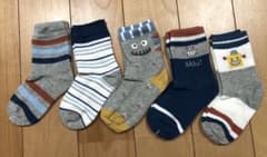 男の子 靴下 ソックス　17〜19cm 5足セットのサムネイル