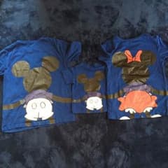 親子3枚セット ディズニー ベルメゾン つながるTシャツのサムネイル