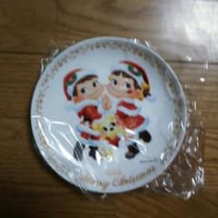 不二家　クリスマスプレート　デザイン絵皿のサムネイル
