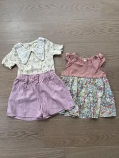 子供服まとめ売り｜半袖シャツ ワンピ ショートパンツ cottoliのサムネイル