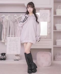 pium ダブルラインビジュープリントジップスウェット ダブルラインビジュープリントジップスウェット – pium