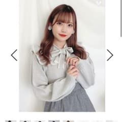 【evelyn】レースフリルニットのサムネイル