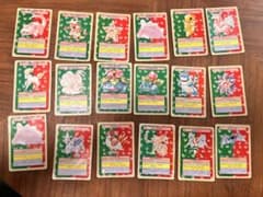 当時物】ポケモン 明治 ゲットカード 18枚セット（カメックス