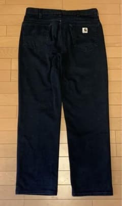 made in usa carhartt ブラックデニム 35x32のサムネイル