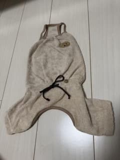 Denim rose 犬用 パイル地 ロンパース ベージュ　Mのサムネイル