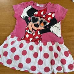 ディズニー　ミニー　ワンピース　80サイズのサムネイル