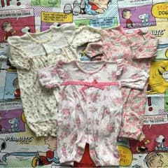 花柄2wayロンパース3点セットのサムネイル